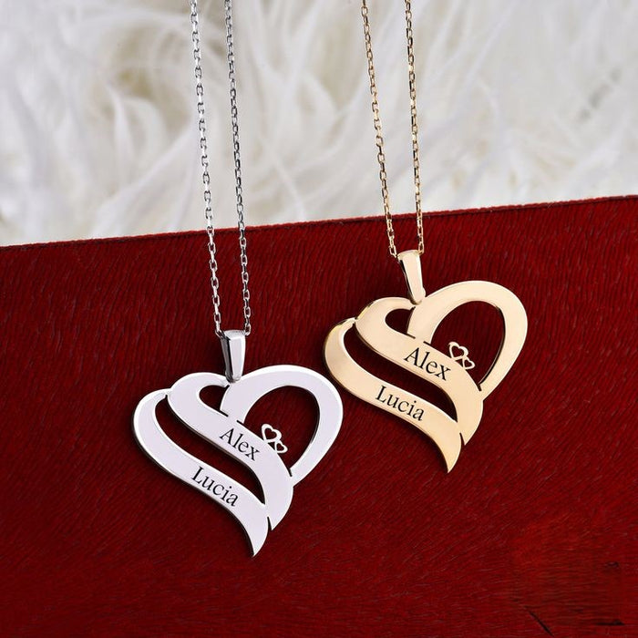 Heart Shape Personalized Necklace