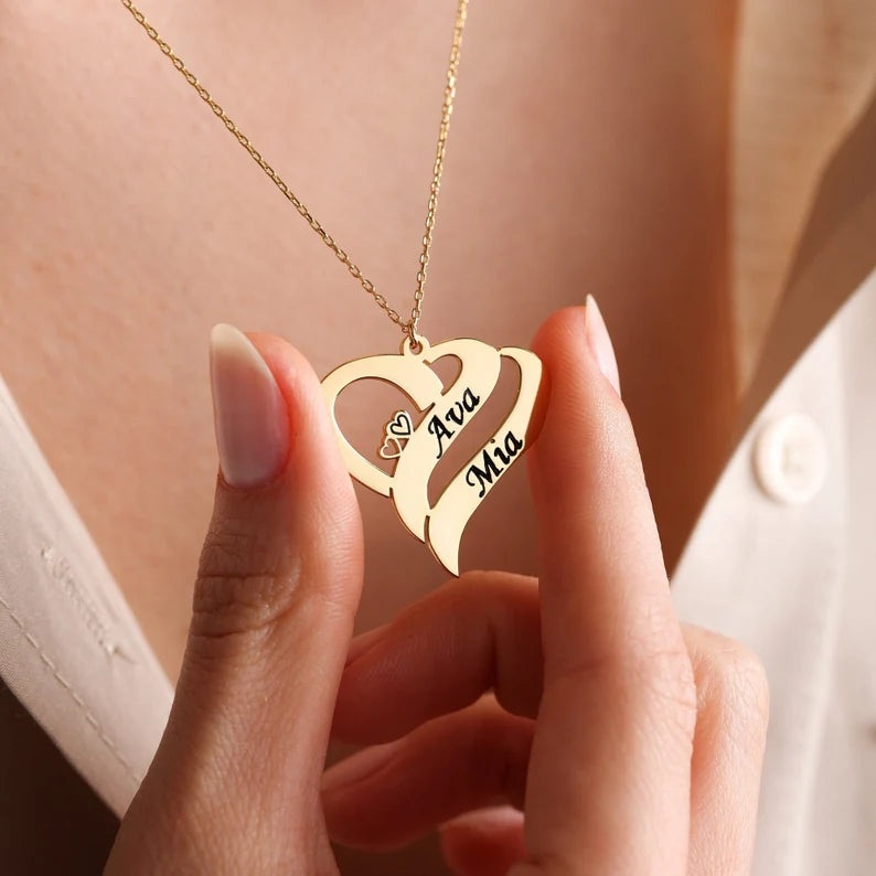 Heart Shape Personalized Necklace